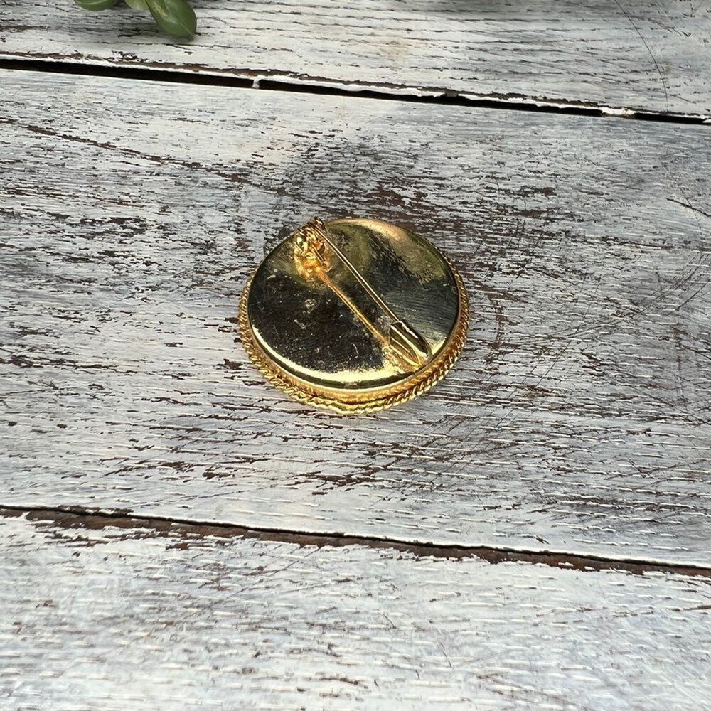 Vintage Micro Mosaic Brooch - Picture 7 of 7